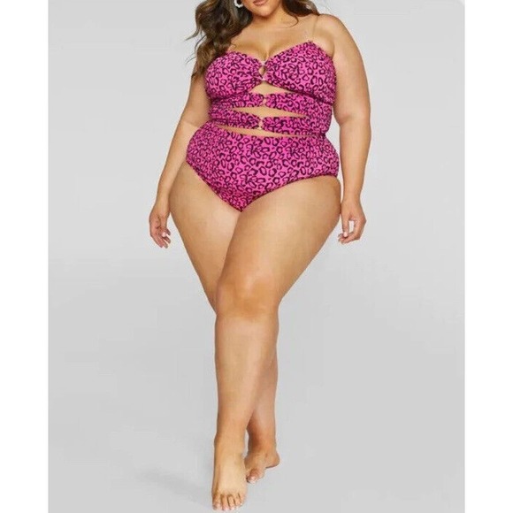 Fashion To Figure Women's Plus Size Bikini Swim TOP ONLY NWT SIZE OX/ X-LARGE - Picture 4 of 12